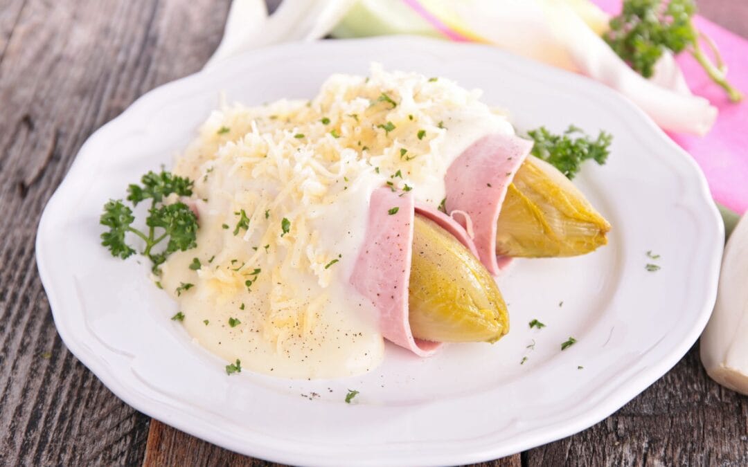 Witlof Ham Kaas in Bonen Bechamel