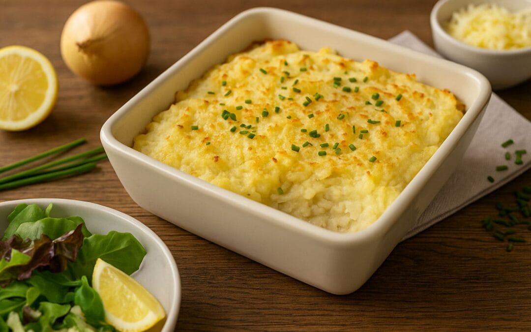 Brandade van kabeljauw, knolselderij en aardappel