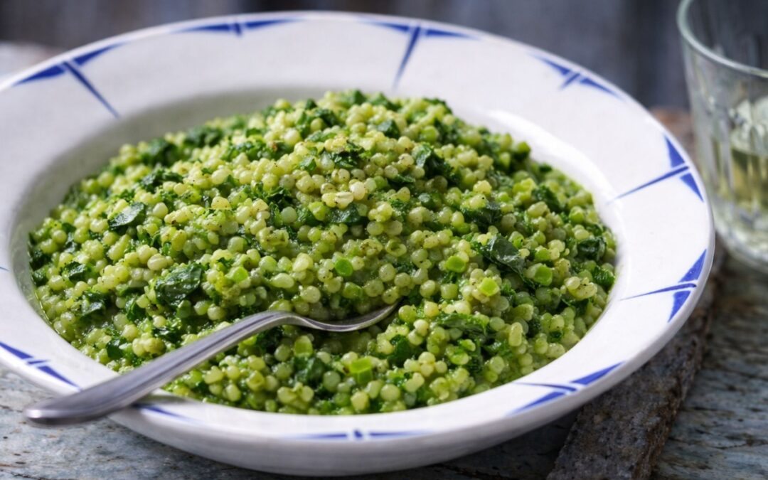 Parelgort risotto