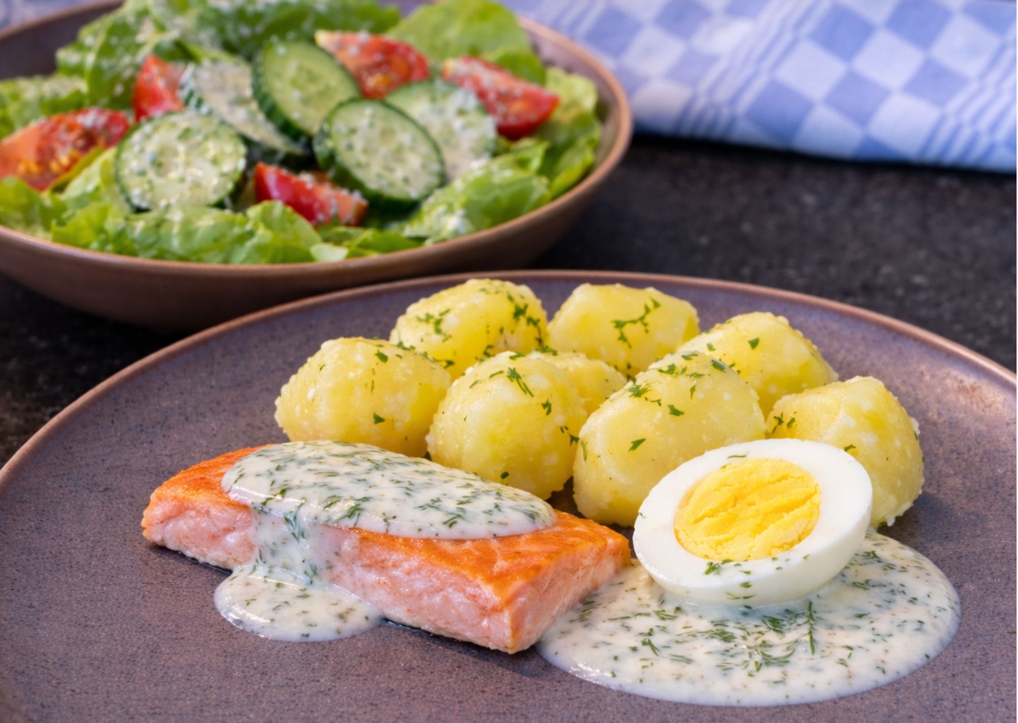 zalm met karnemelkse saus Keukentijgers