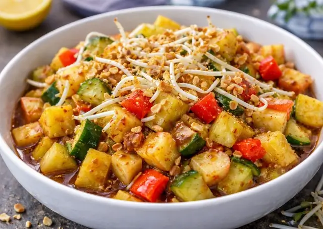 Indische roedjak salade