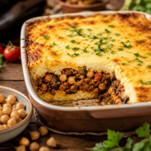 Moussaka met kikkererwten 1 moussaka met kikkererwten Keukentijgers
